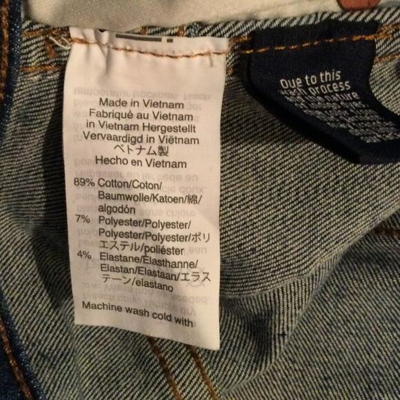 Madewell 9” high rise skinny dark wash jean 24 - Picture 6 of 6